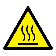 Distile Su Cihazı Sıcak Yüzey Uyarısı